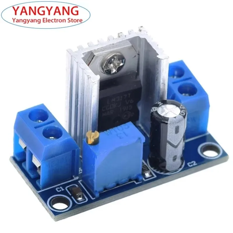 New LM317 Mini DC-DC Adjustable Voltage Regulator Step Down Circuit Board Linear Regulator Power Supply DC Converter Module