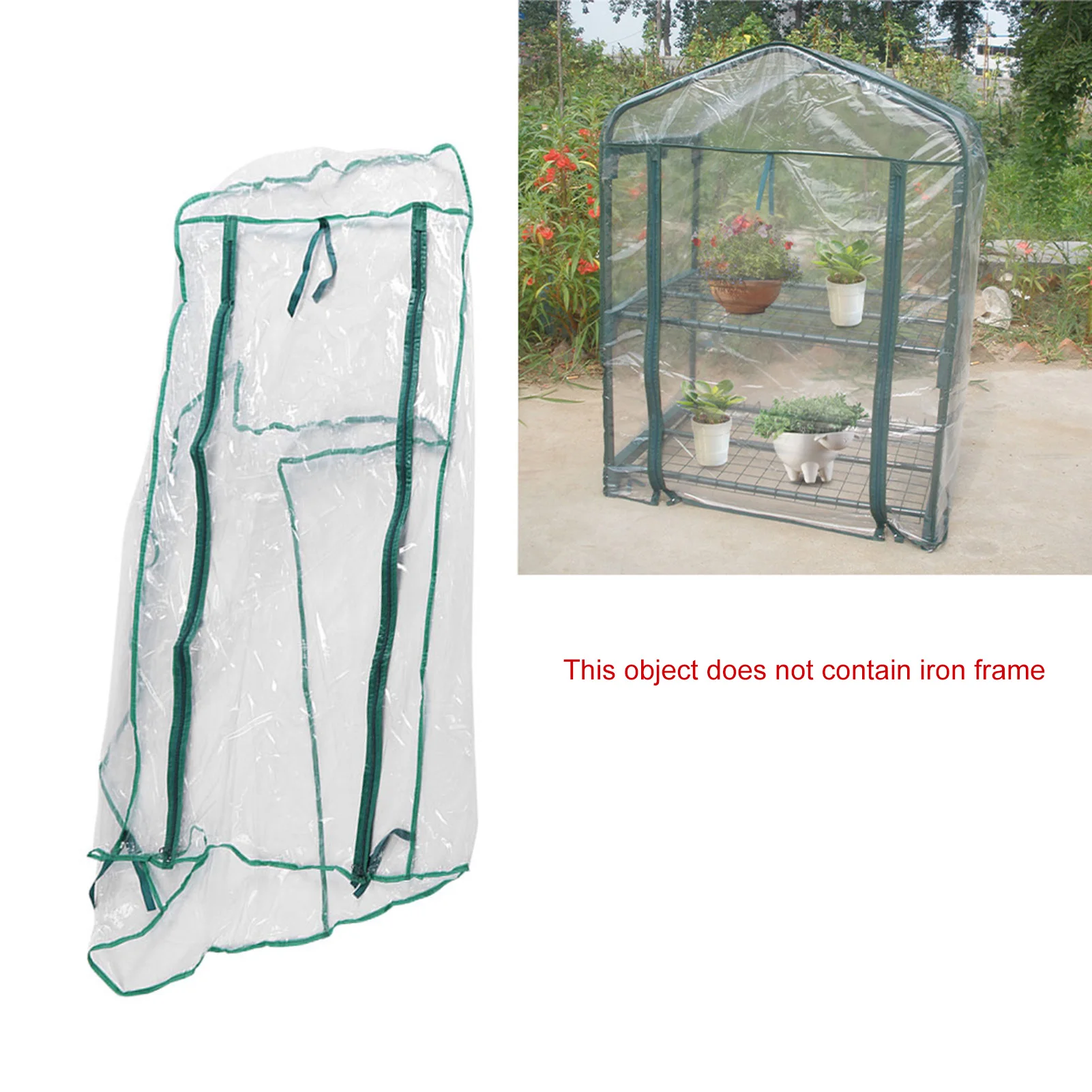 

ZK40 Mini Portable Garden Green House Warm Greenhouse Flower Plants Gardening Outdoor Without Stand
