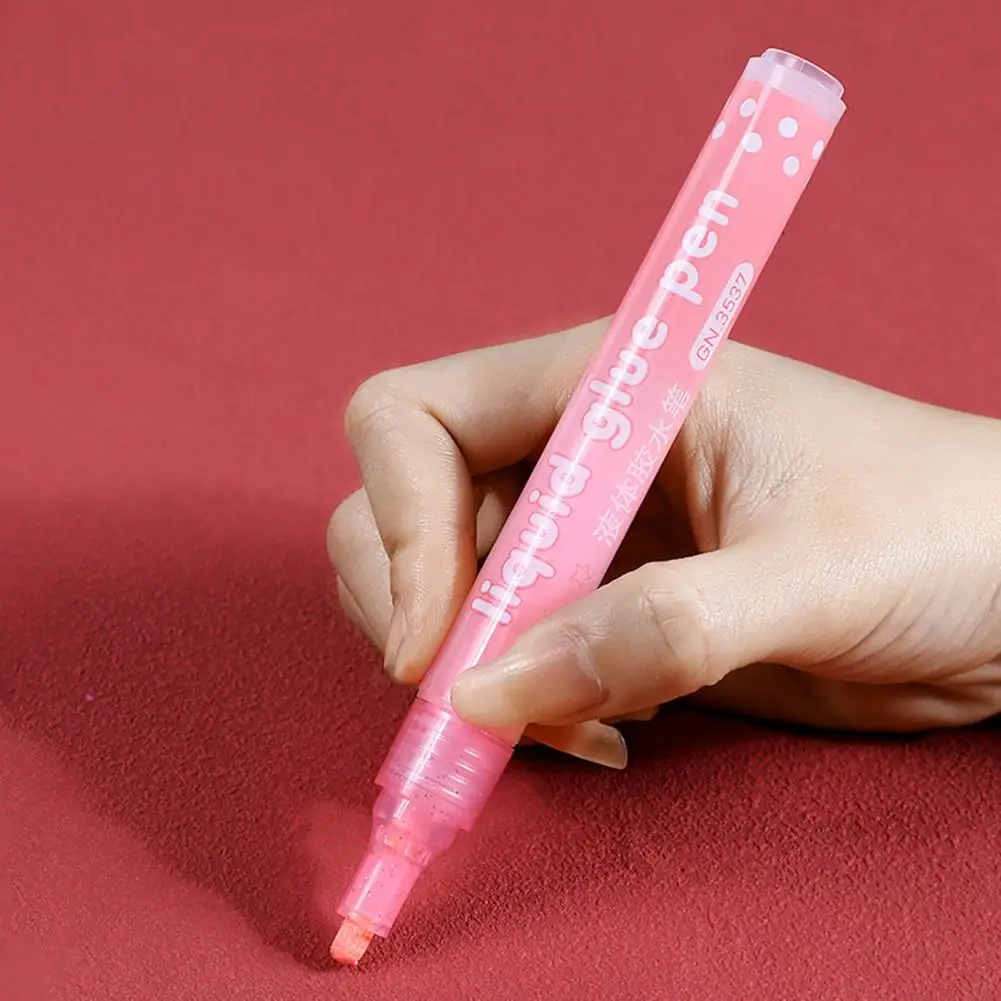 Glue Dispensing Pen  Beautiful Scrapbooking Liquid Glue Stick  Creative Glue Pen