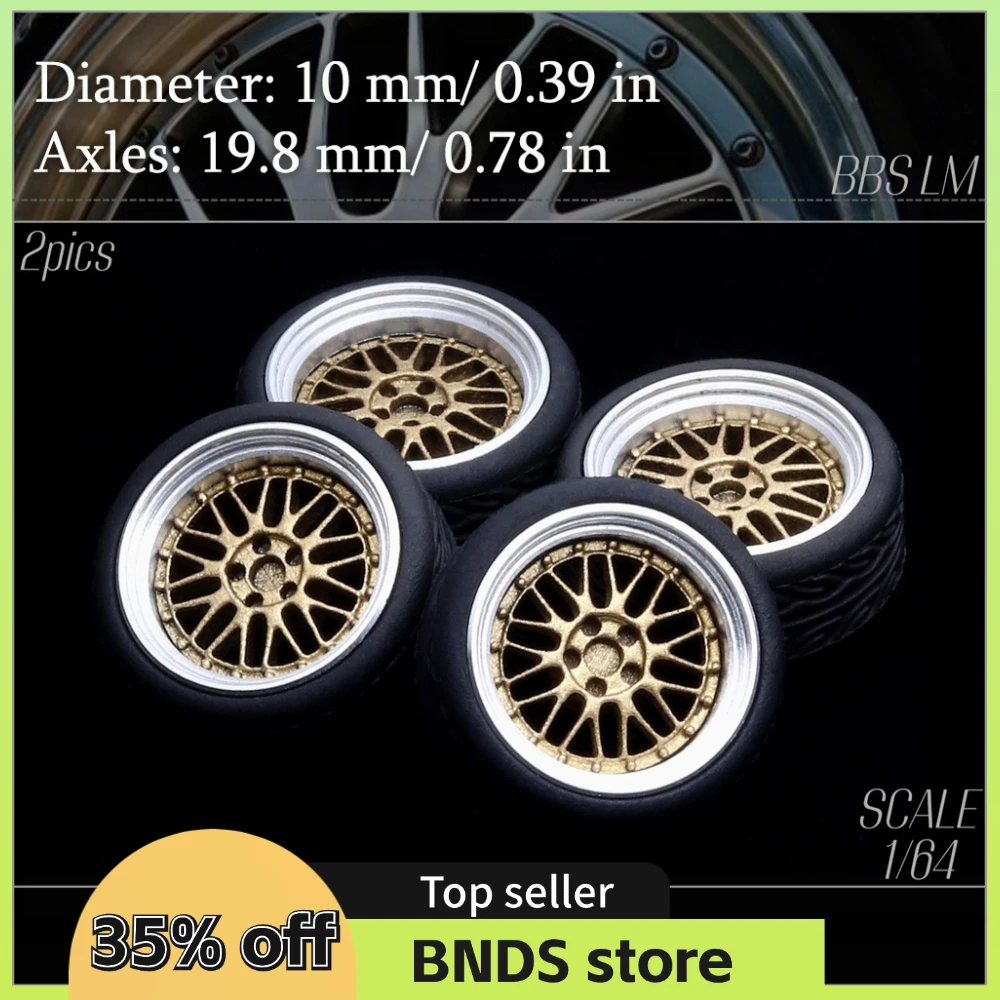 SpeedCG 1/64 Model Car Wheels BBS LM Refitting Parts Diameter 10 or 11 mm For Racing Vehicle Toys Luxury Parts Hotwheels Tomica