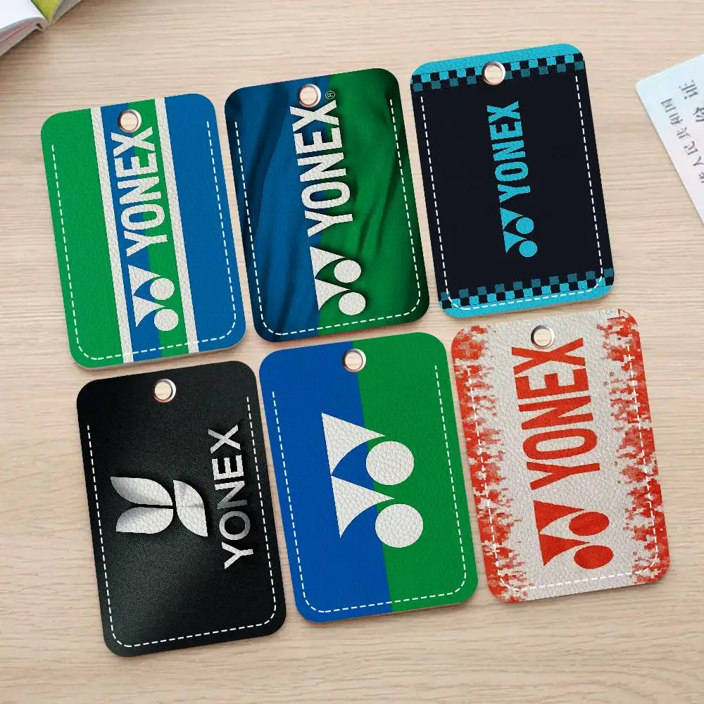 

Спортивный бренд Y-Yonex, держатель для карт с индивидуальным принтом, подходит для девочек, чехол для карт, женский держатель для бейджей, брелок для ключей