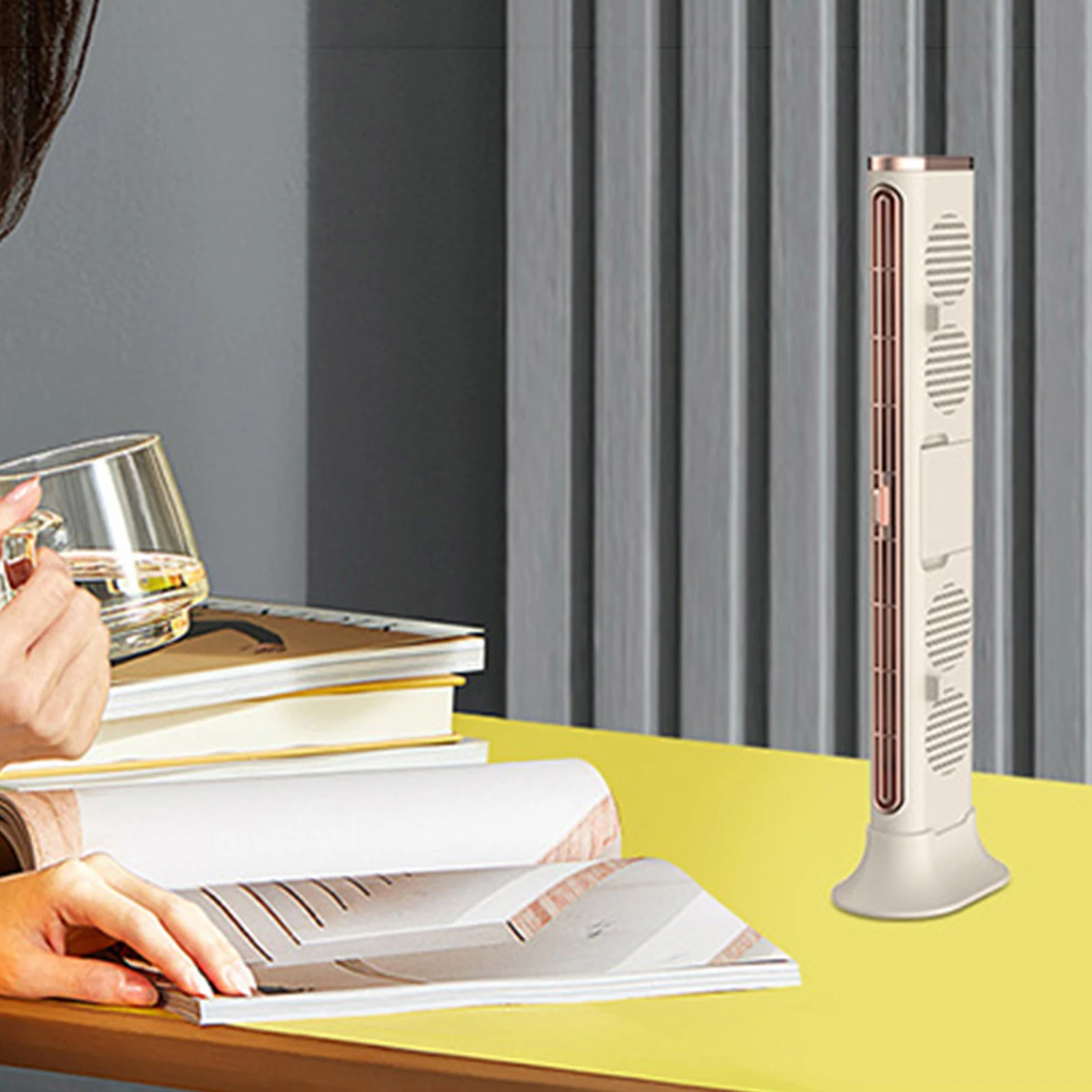 USB Charging Portable Desktop Fan Lightweight Bedroom Fan Silent and Low Noise for Office Home Car Camping Outdoor Indoor Travel