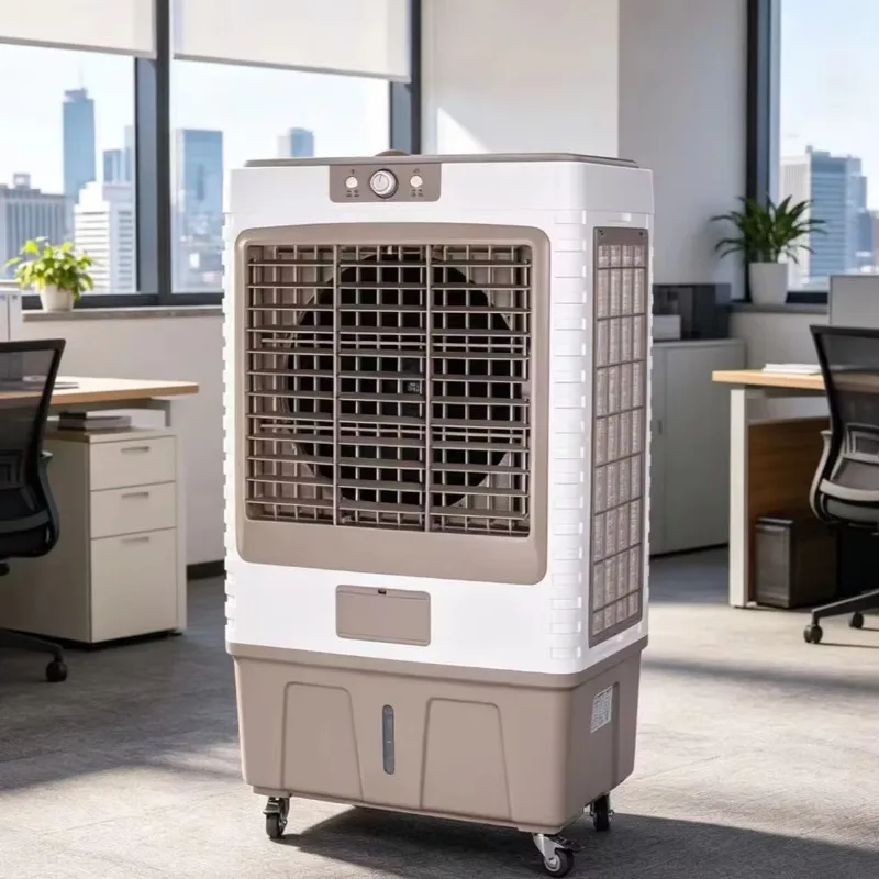 Airo Portable Evaporative Plastic Electric Low Noise Air Cooler with 3-Speed 500W Power for Household Garage Outdoor Use