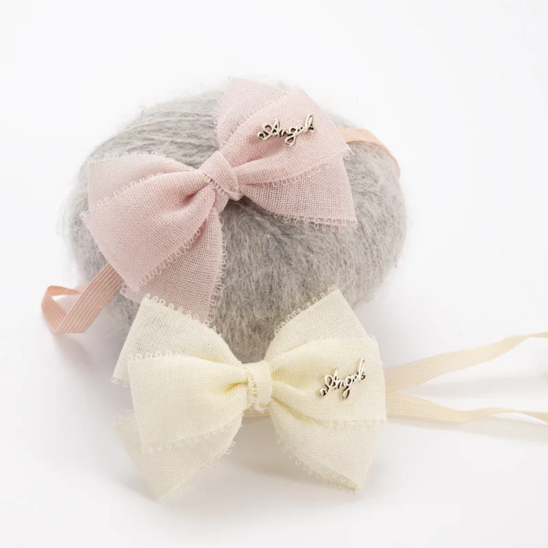

Cute Chiffon Bow Soft Polka Dot Bow Headbands Fashion Floral Hair Ornaments for Baby Girls Newborn Toddler Party Daily Wear