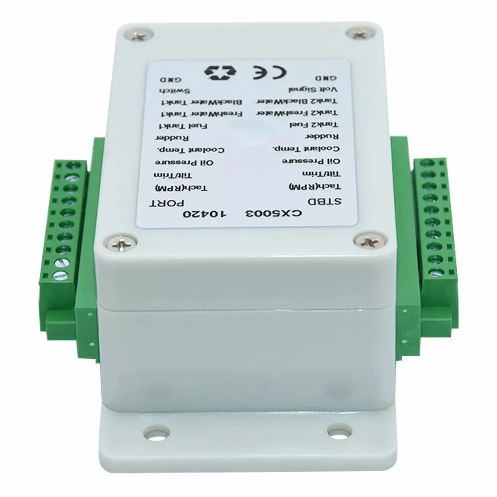 Dual Channel NMEA2000 Converter /N2K Converter 0-190 Ohm To 18 Sensors W/ Cable