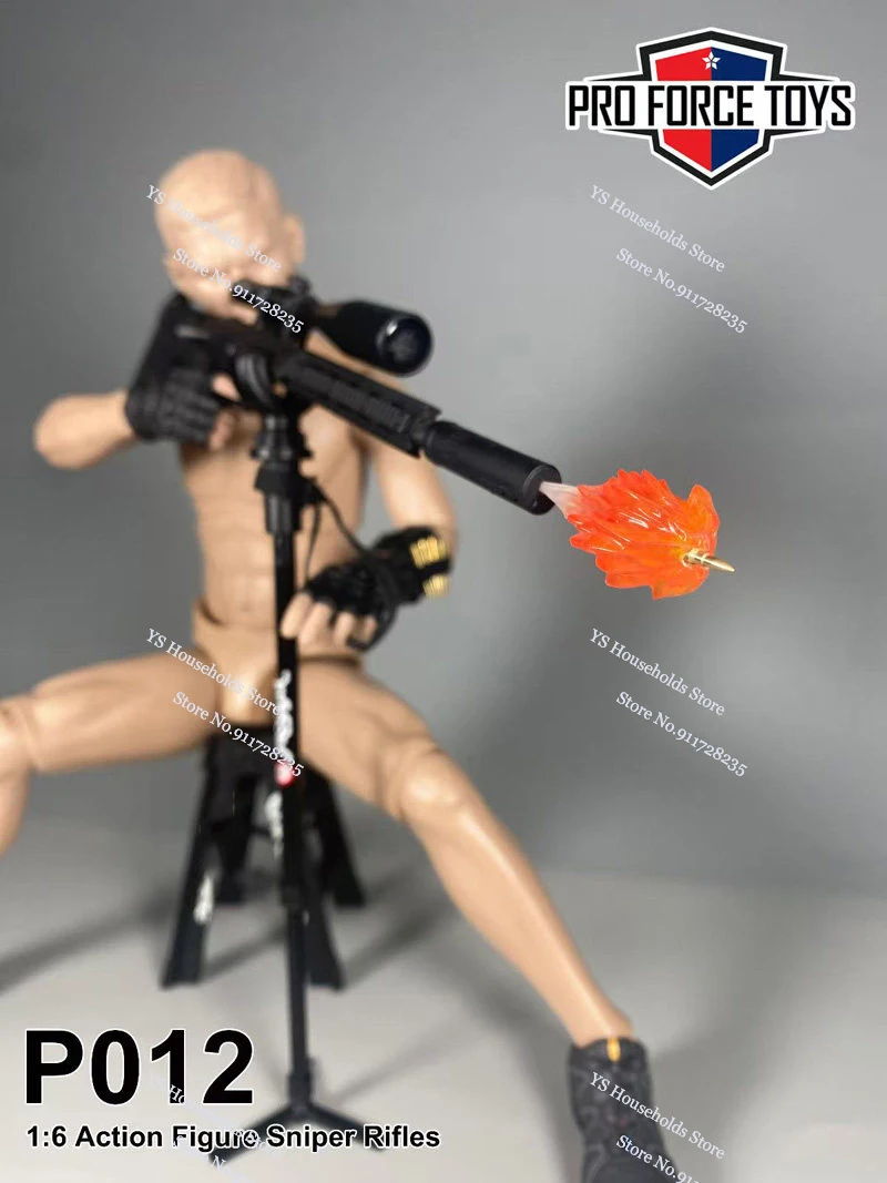 PROFORCE TOYS P012-P014 Escala 1/6 Figura de ação militar Rifles Acessórios de cena Conjunto de brinquedos para 12 "Soldat Home Ornament