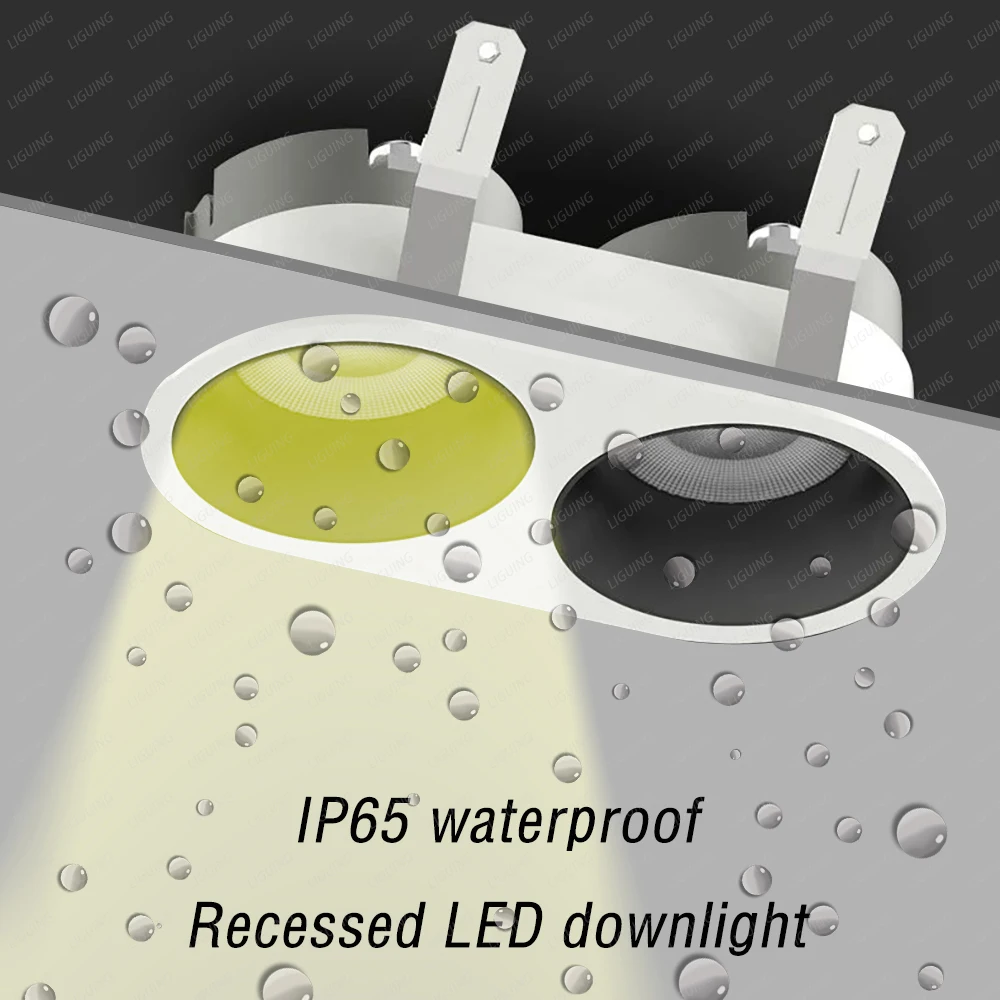 

Embedded Waterproof LED Ceiling Lights Recessed led downlights Spotlight Dimmable IP65 For Kitchen Washbasin Bathroom Home Decor
