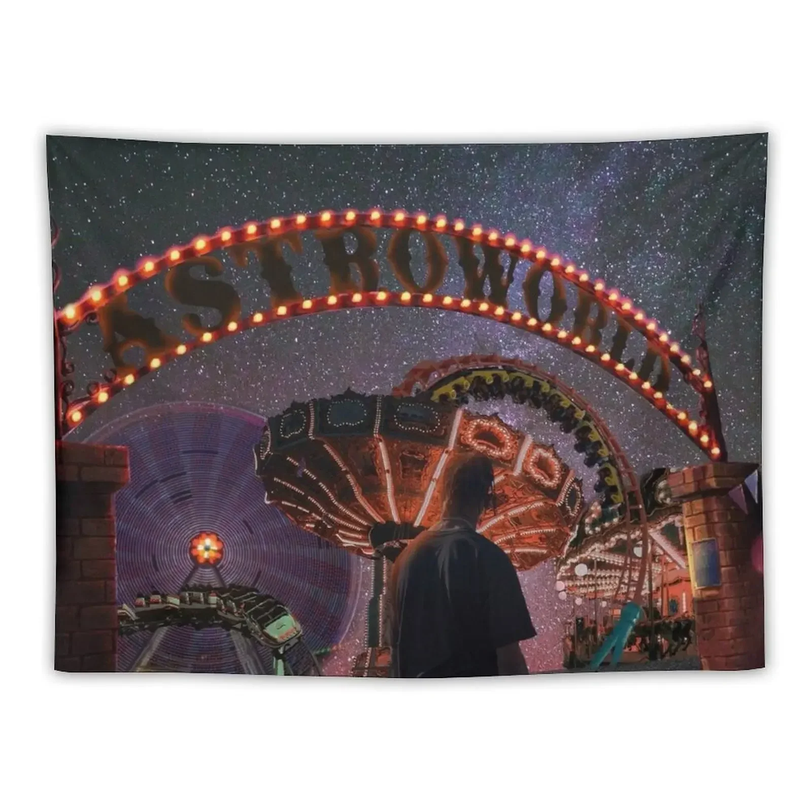 Greetings from Astroworld fan cover Tapestry Wall Decoration Decorative Wall Murals Tapestry