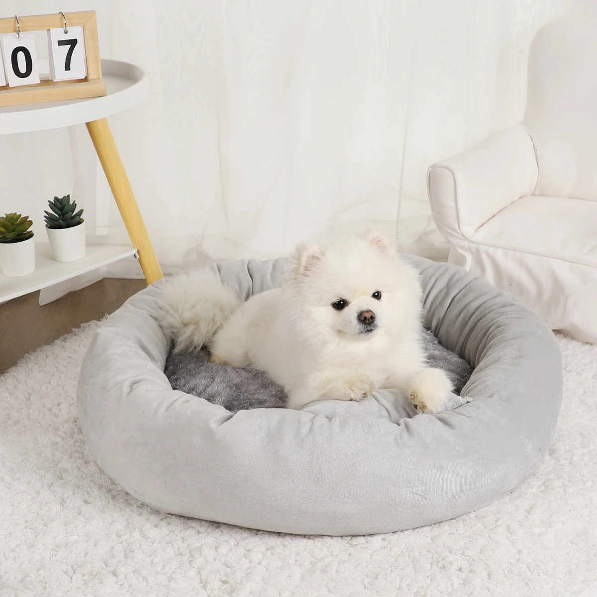 Puppy Bed Pets Products for Dog Small Medium Sofa Accessories Blanket Baskets Pet Supplies Mat Fluffy Cats Bed