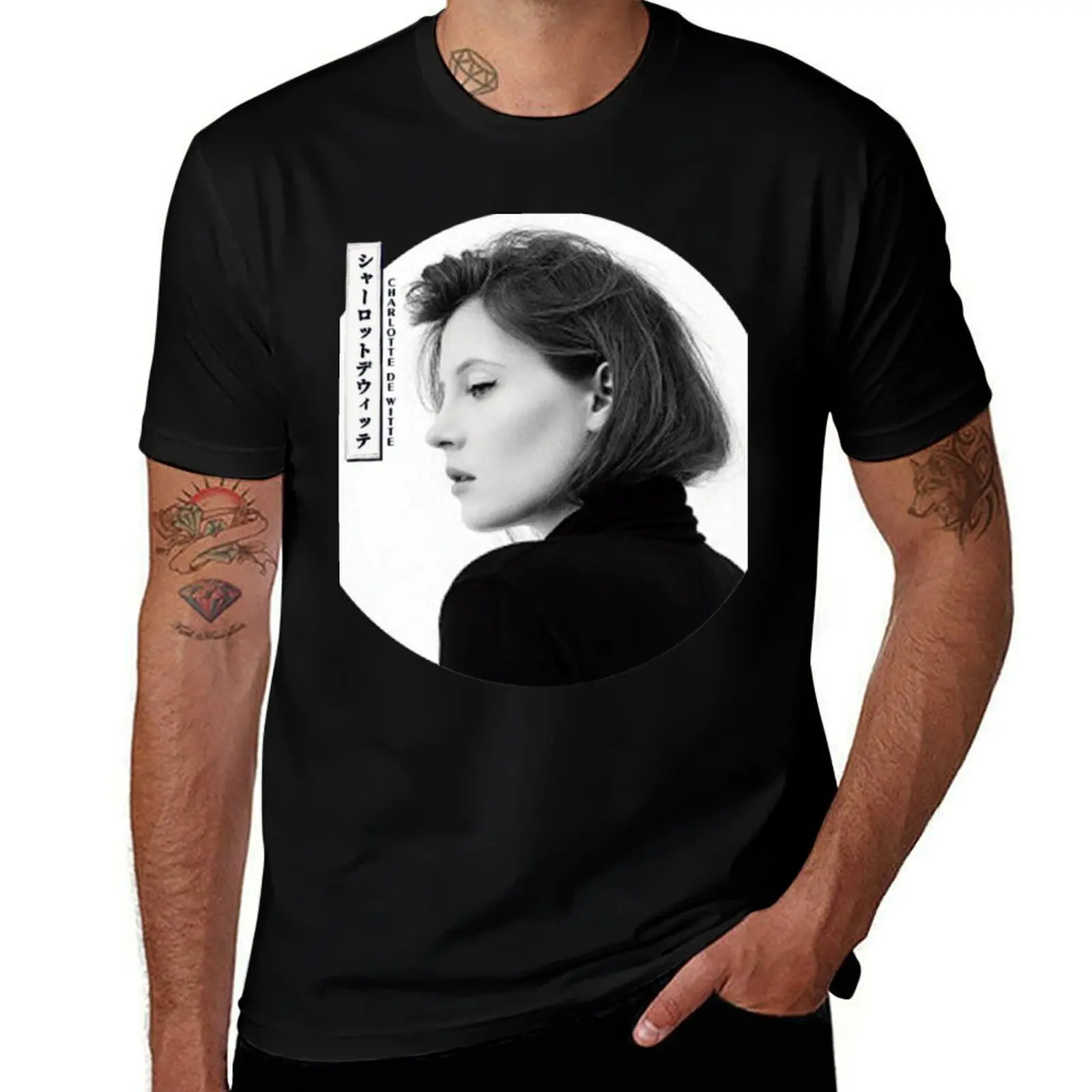 Charlotte De Witte Charlotte de Witte - Japanese Aesthetic T-Shirt Casual Pattern Print Tee Shirt T-Shirt