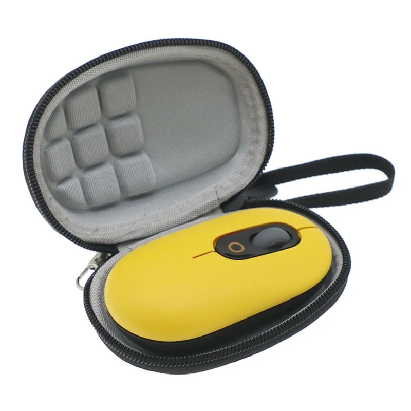 Black EVA Hard Carrying Case Travel Protections Case Sleeve Zippers Mouse Pouches Cover For Logitech Mouse