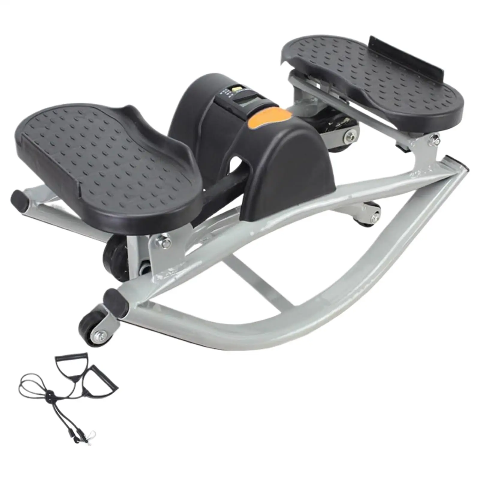 Rock Stepper Workout Exercise Equipment for Legs Glutes Portable Silent Lateral Stepper Machine for Home Apartment Dorm Office