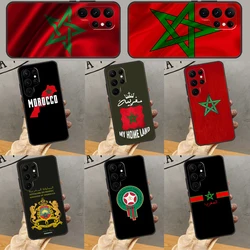 Morocco Flag Moroccan Case For Samsung Galaxy S23 S22 Ultra S20 FE S21 FE S8 S9 S10 Note 10 Plus Note 20 Coque