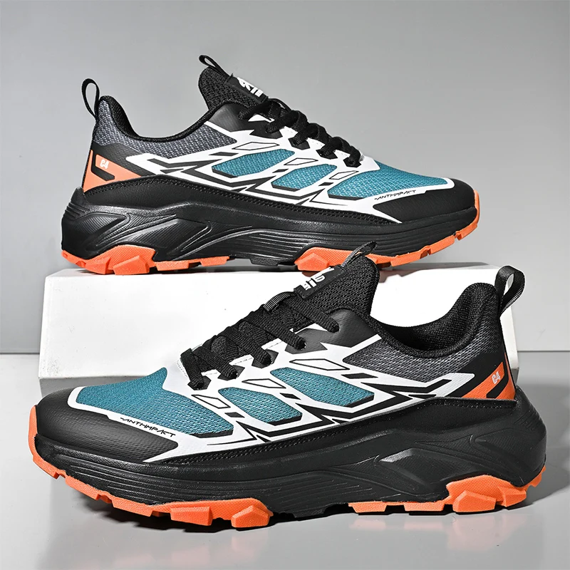 

Four Seasons Men's Shoes 2025 New Breathable Mesh Thick soled Sports Shoes for Youth Versatile Casual Running Shoes