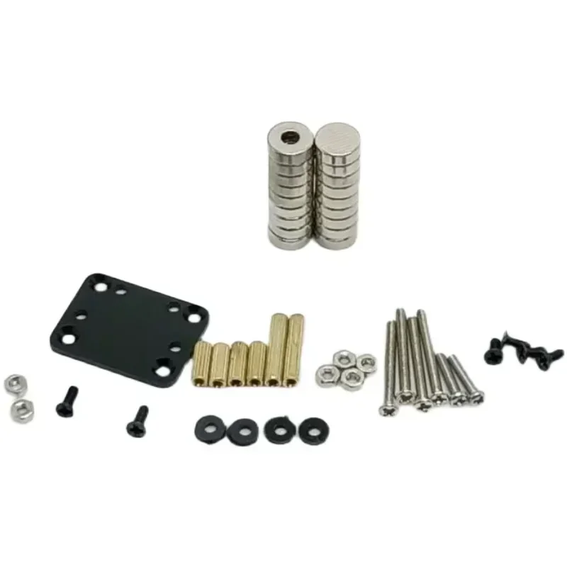 Kit colonna invisibile con regolazione dell'altezza del guscio del corpo in metallo fai-da-te per parti di aggiornamento per auto RC 1/28 Wltoys Mosquito Cart