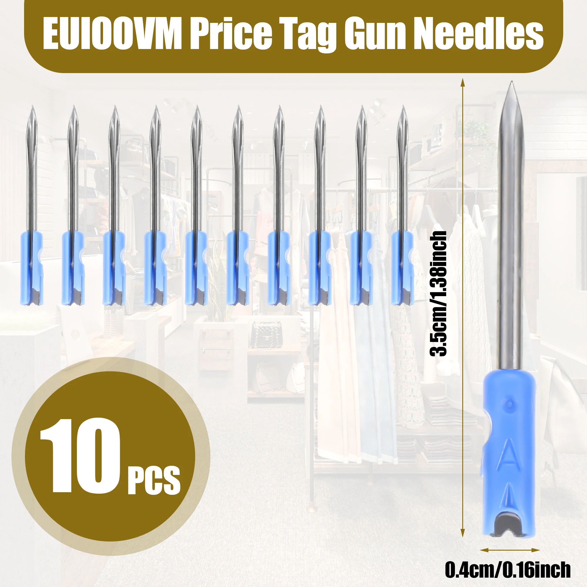 10 STKS Label Prijs Label Tagging Gun Met Stalen Naald Kledingstuk Tag Gun Naald Kledingstuk Tag Gun Kleding Label Tagging Gun