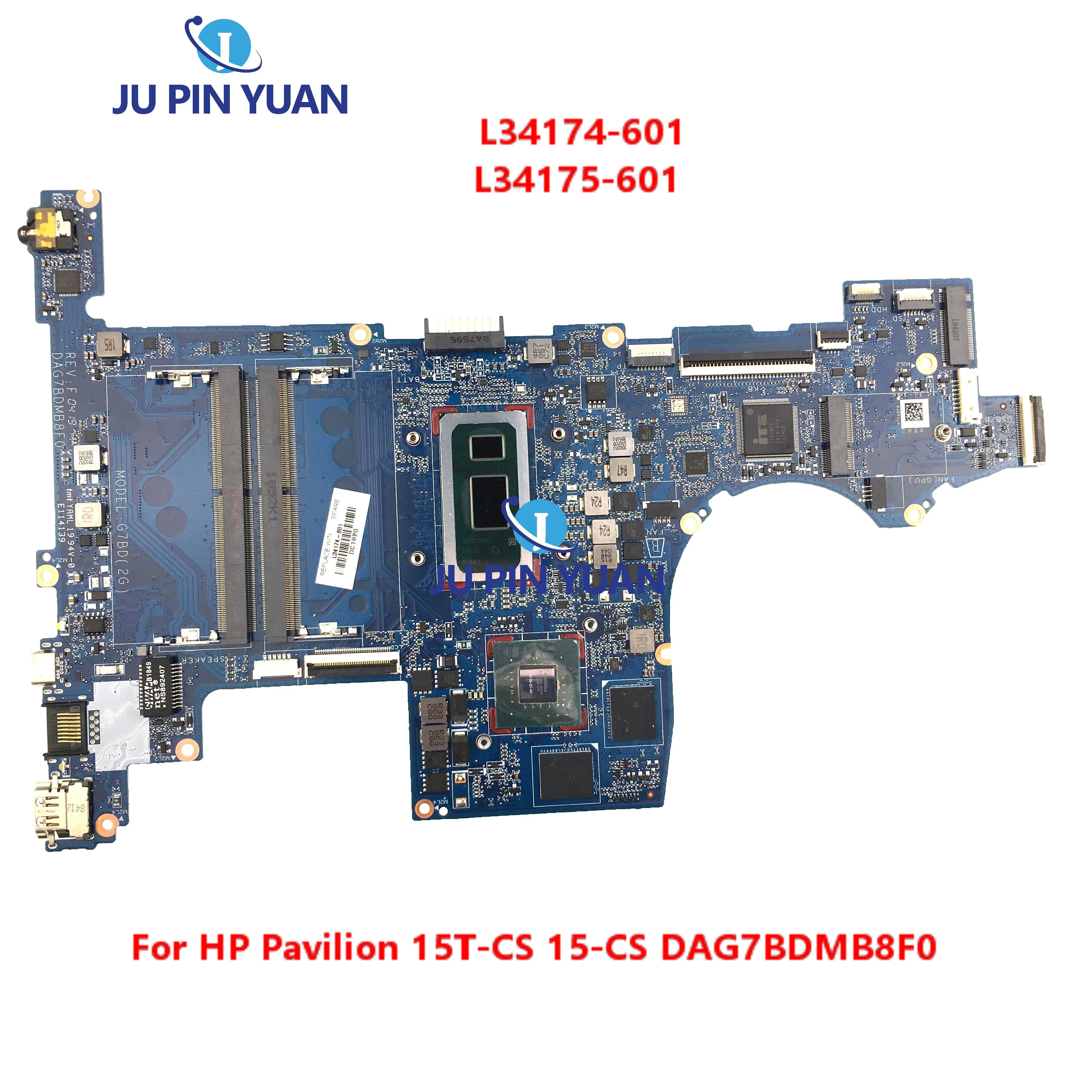 L34174-601 L34175-601 Mainboard  For HP Pavilion 15T-CS 15-CS Laptop Motherboard L34174-001 L34175-001 100% Tested