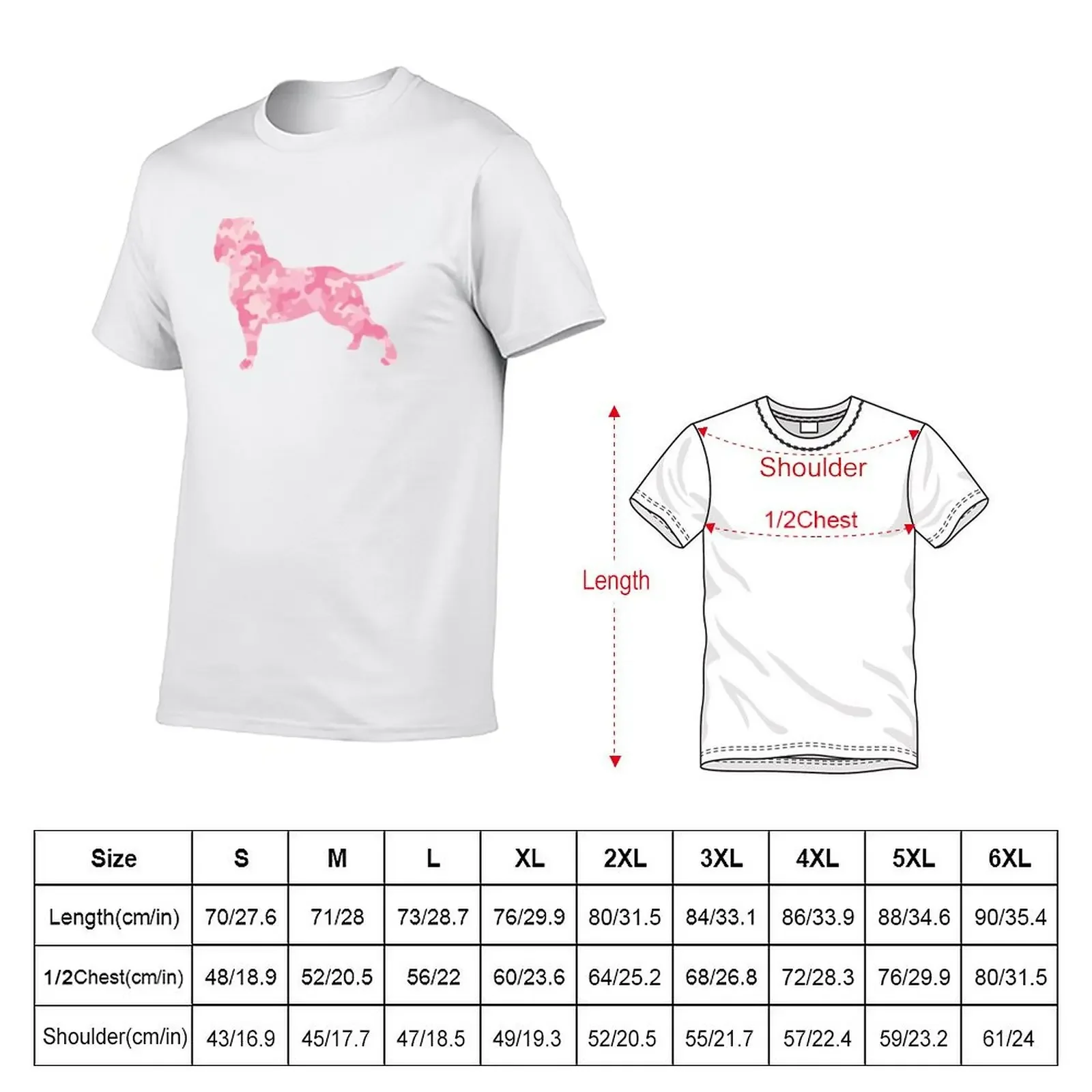 American bully pink camouflage T-Shirt graphic t shirt vintage hippie clothes mens vintage t shirts