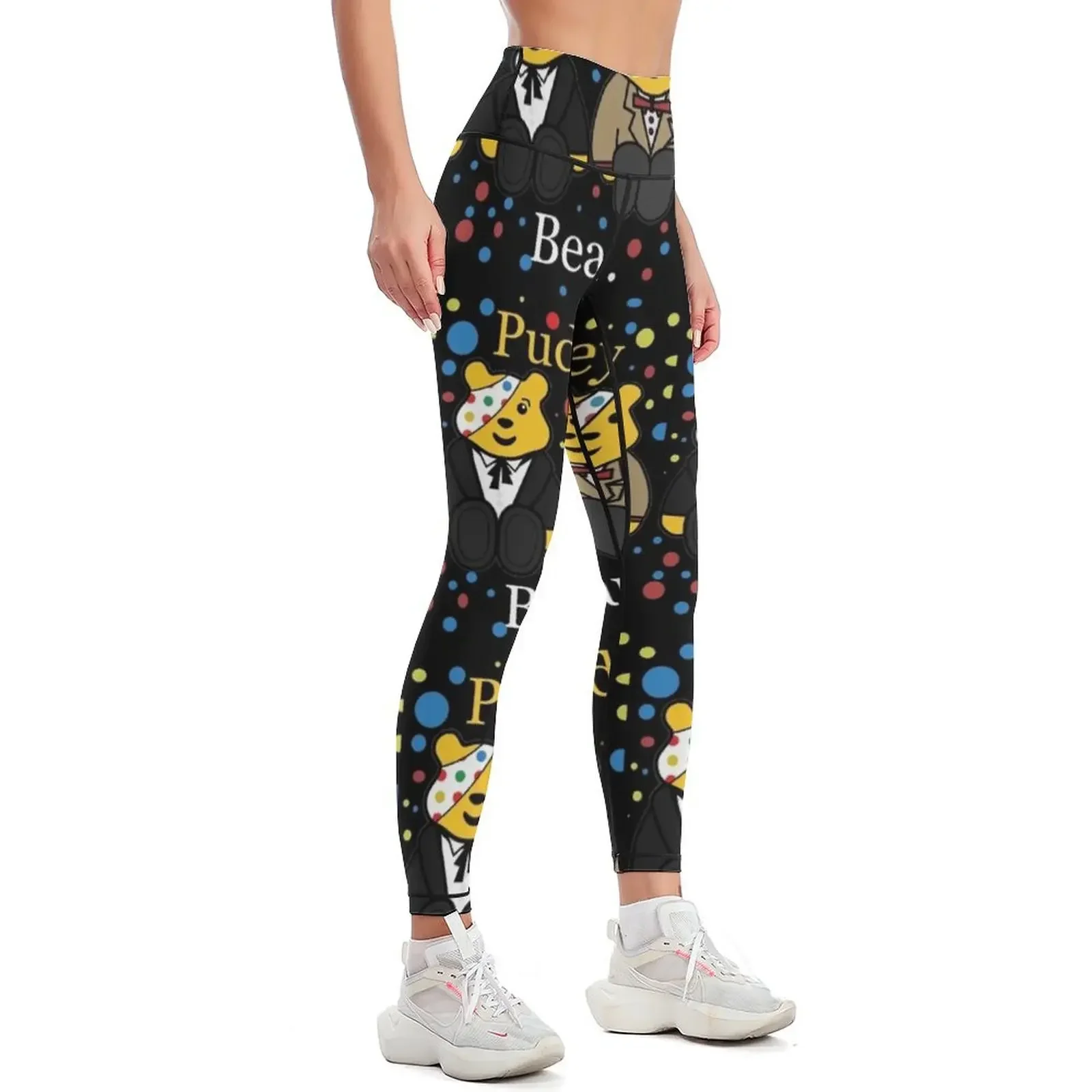 Pudsey Bear Leggings fitness set gym sportswear for gym gym sportswear woman sportswear Womens Leggings