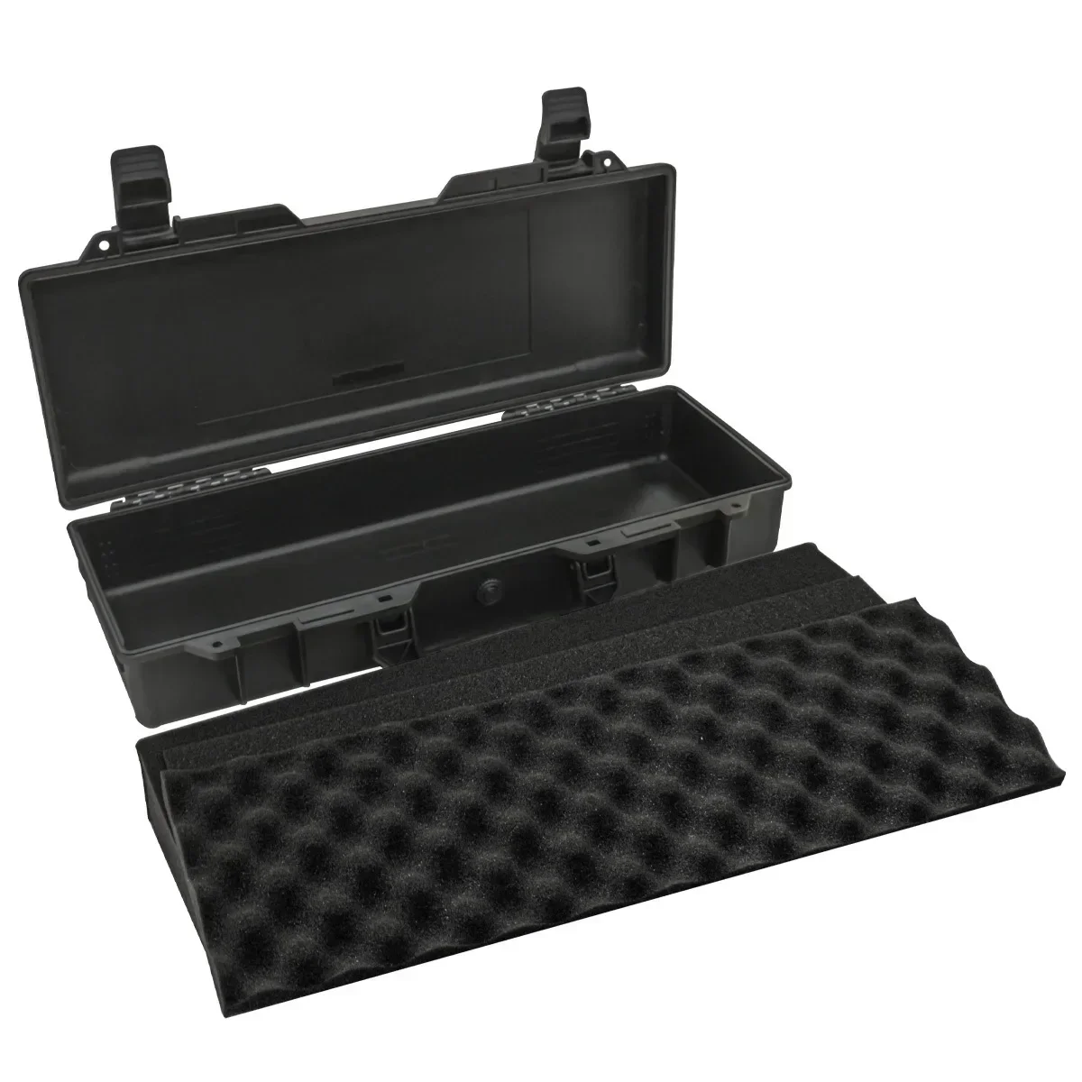 1 cassetta degli attrezzi portatile con inserto in spugna pretagliata, cassetta degli attrezzi con protezione rigida resistente agli urti e all'usura