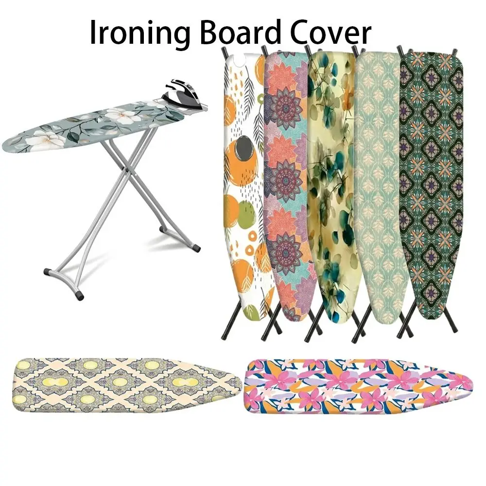 Thickened Ironing Board Cover Stain Resistant Heat-resistant Ironing Board Cloth Printed Elastic Heat Shield Laundry Supplies
