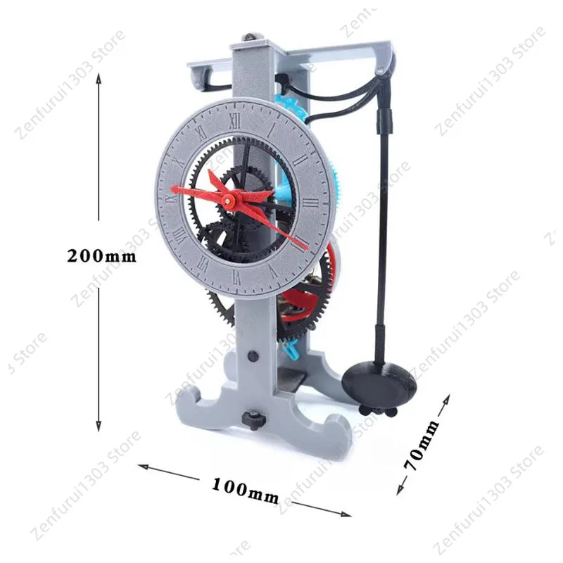 Mechanical Pendulum Clock Model 3D Printed Physics Teaching Aids  Clock