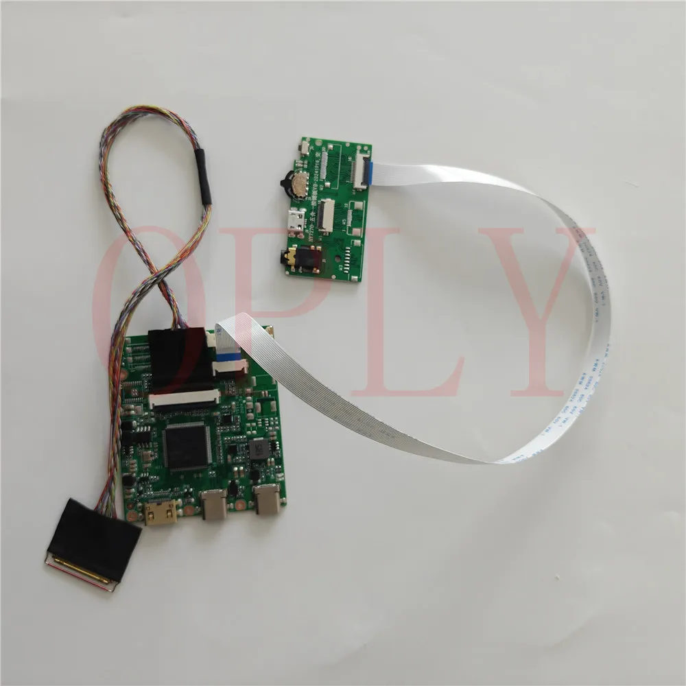

Плата управления 40-контактный экран монитора ЖК-светодиодный комплект 2 TYPE-C MINI HDMI-совместимый для N156B6 N156BGE NT156WHM 15,6 дюйма 1366X768 LVDS
