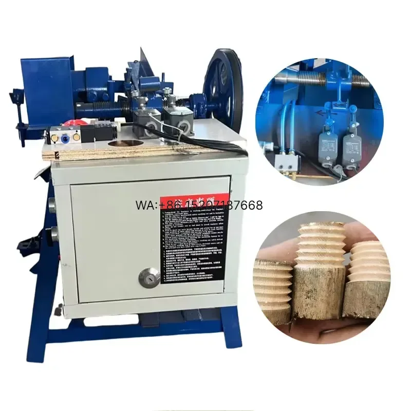 Wmwmnu Round Bar Threading Wooden Dowel Tapping for Broom Handle Mop Handle Woodworking Tool