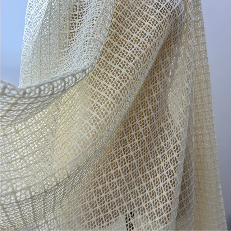 Lace Mesh Fabric for Fishing Net Wedding Dress Accessories Fashion Designer Diy Sewing Material Cloth Handmade Wholesale