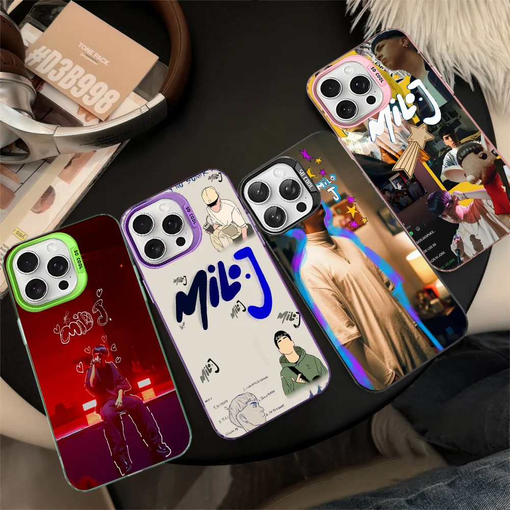 Milo J Singer Phone Case For IPhone 16 15 14 13 12 11 Pro Max X XR XSMAX 8 7 Plus Matte Shockproof Back Cover