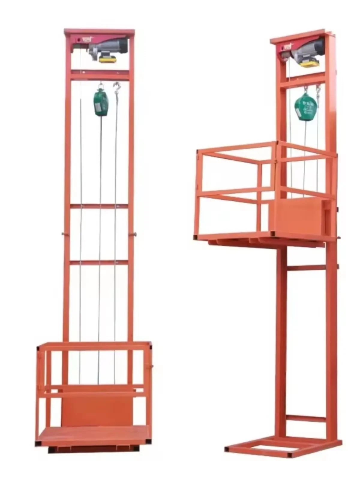 Customized 3m 6m 10m electric elevator lifting platform freight small material cargo lift warehouse