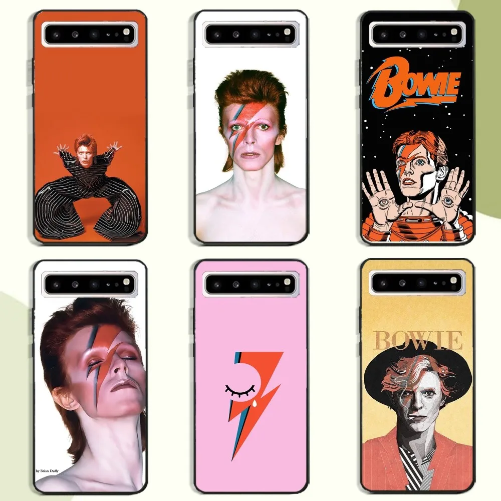 D-David B-Bowies Phone Case For Samsung Galaxy A52 A12 A51 S21 Edge S22ULTRA S23 S24 S20LITE Plus Ultra Black Cover