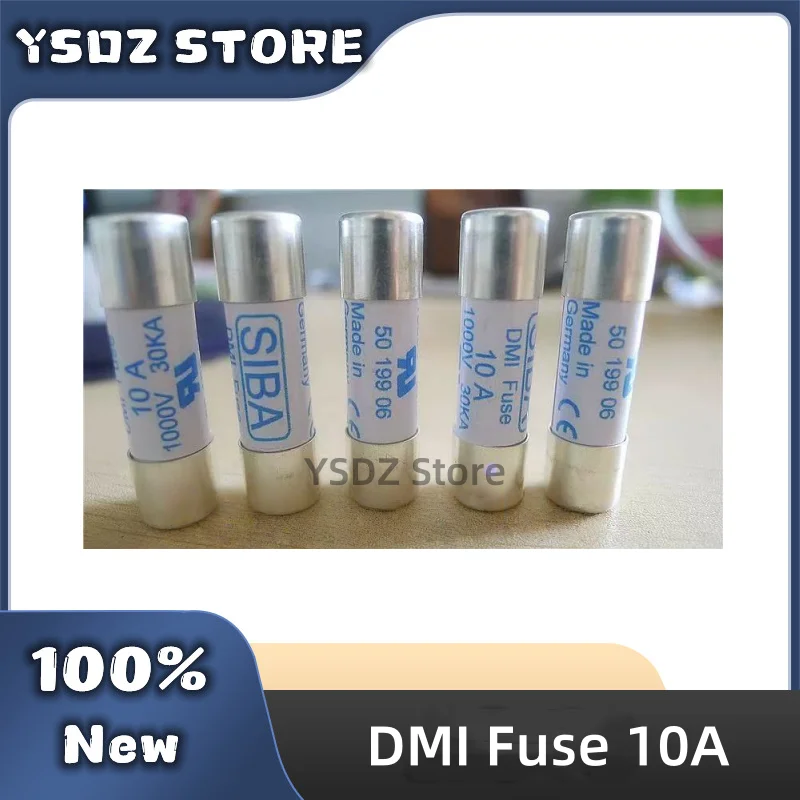 5~10PCS New SIBA DMI Fuse FF 10A 1000V 30kA Fast Blow Fast Acting Ceramic Fuse Tube 10*38 10x38MM for FLUKE Digital Multi Meter