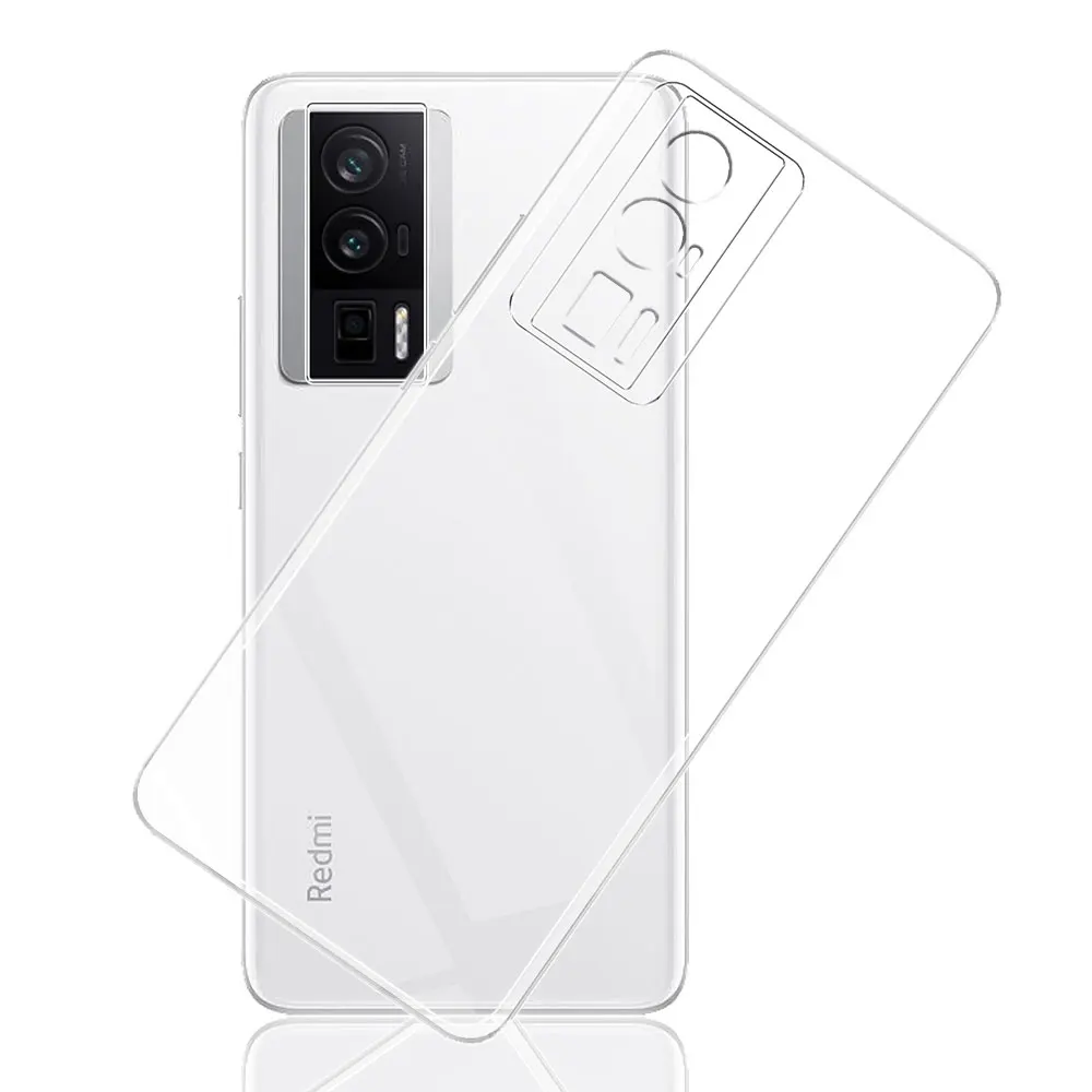For Redmi K60 Case Ultra Thin Clear Silicone Soft TPU Phone Back Case Cover For Redmi K60 Pro Coque For Redmi K60 K60e Fundas
