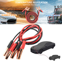 Jumper Cables for Car Battery Heavy Duty Automotive Booster Cables Emergency Jump Starter Leads Double-ended With Clamps Clips