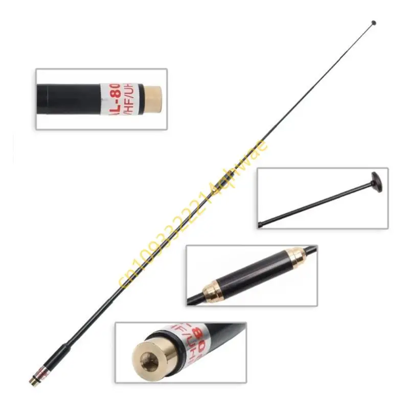 Professional Flexible SMA Female Whip Antennas Double Frequency VHF/UHF for Handheld Two Way Radios Transceivers