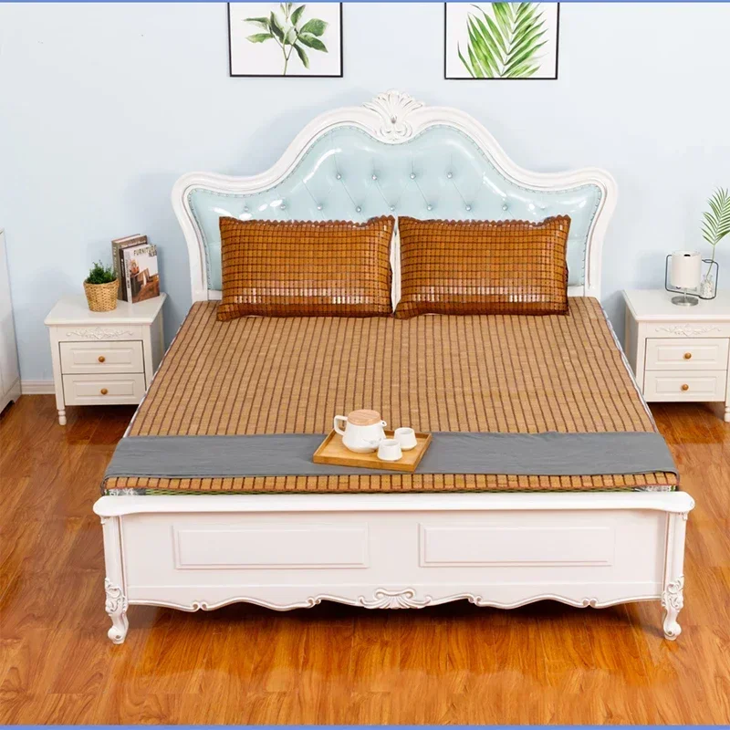 Jingyuan Summer Bamboo Mahjong Mat Handmade Natural Comfort Cool Summer Foldable Mattress