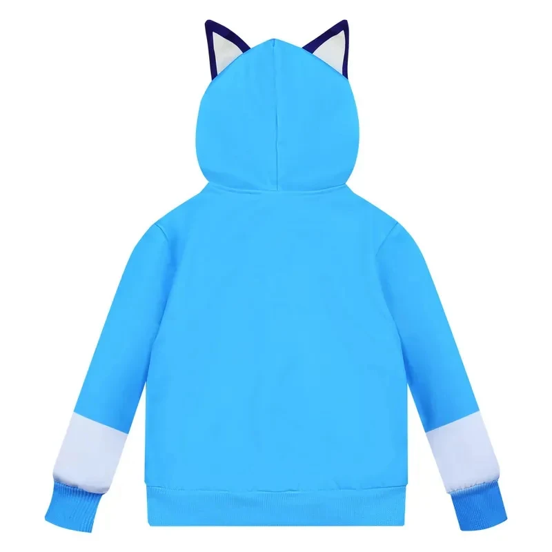 

New Halloween Cosplay Costume Children girls Blueyer Family zipper cardigan Coat Cartoon Blue Orange Hooded Jacket For Boy2026★