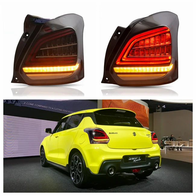 

Factory Full LED Tail Lamp Sequential Turn Signal 4th Gen Rear Lights Assembly 2017 2018 2019 Tail light For Suzuki Swift