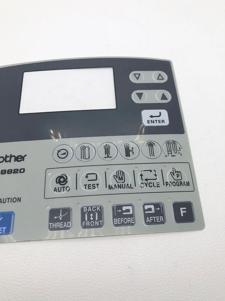 SA6550001 9820  PANEL SHEET S58998000 For Brother 9820 981 Sewing Machine  Spare Parts