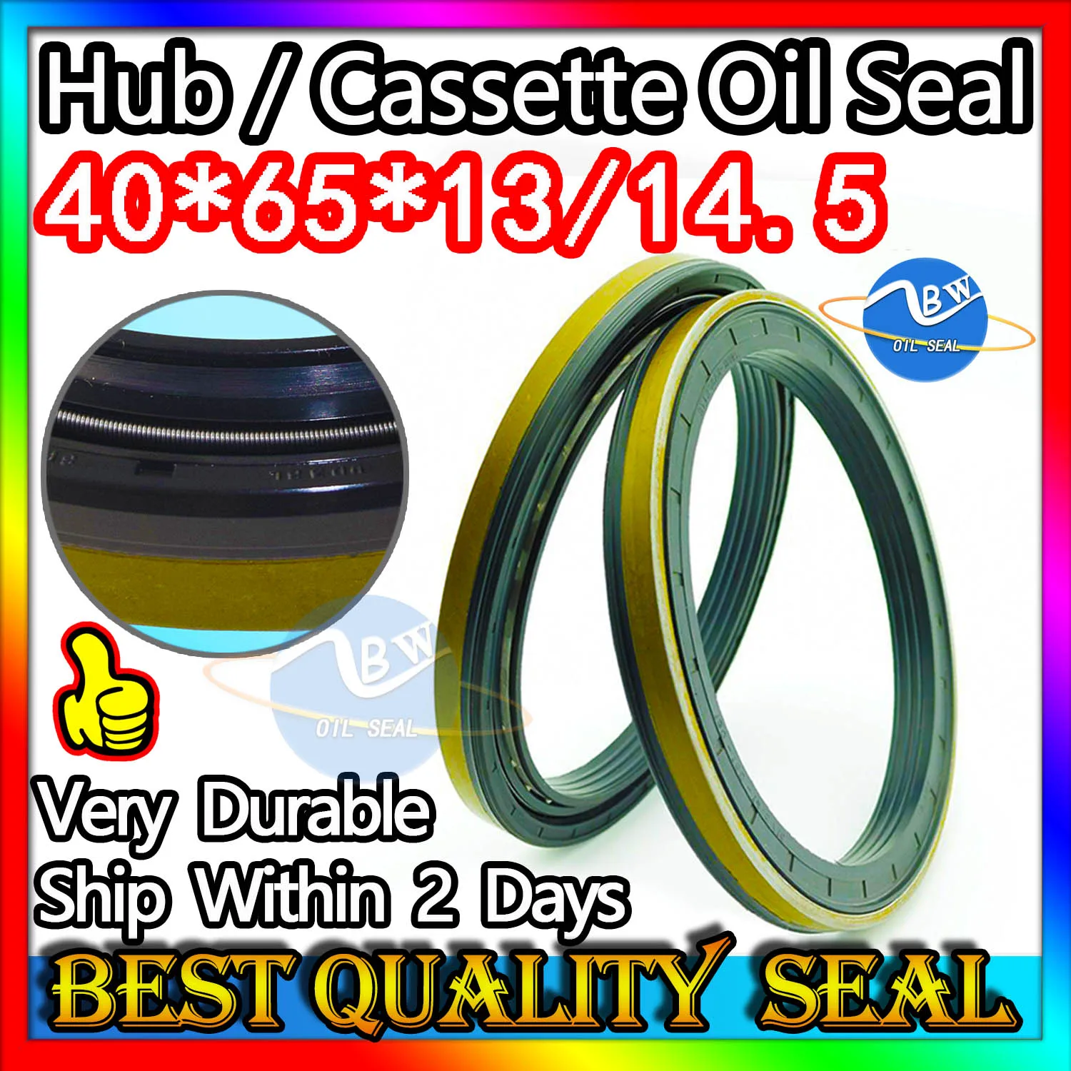 Hub Oil Seal 40*65*13/14.5 For Tractor Cat Shaft Cassette Sealing Combined 40X65X13/14.5 12018035B 12018035 MOTOR Piston Rod