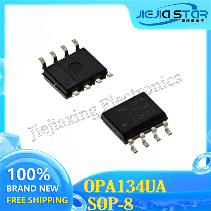 Chip amplificador operativo SOP-8, 4 piezas, OPA134UA, OPA134U, OPA134, 100% nuevo, Original, envío gratis, electrónica, últimos circuitos electrónicos