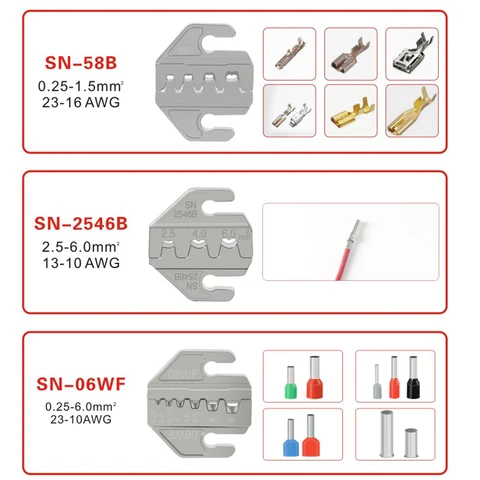 Обжимные клещи SN-58B для RJ45 и RJ11, удобные и надежные — фото модели