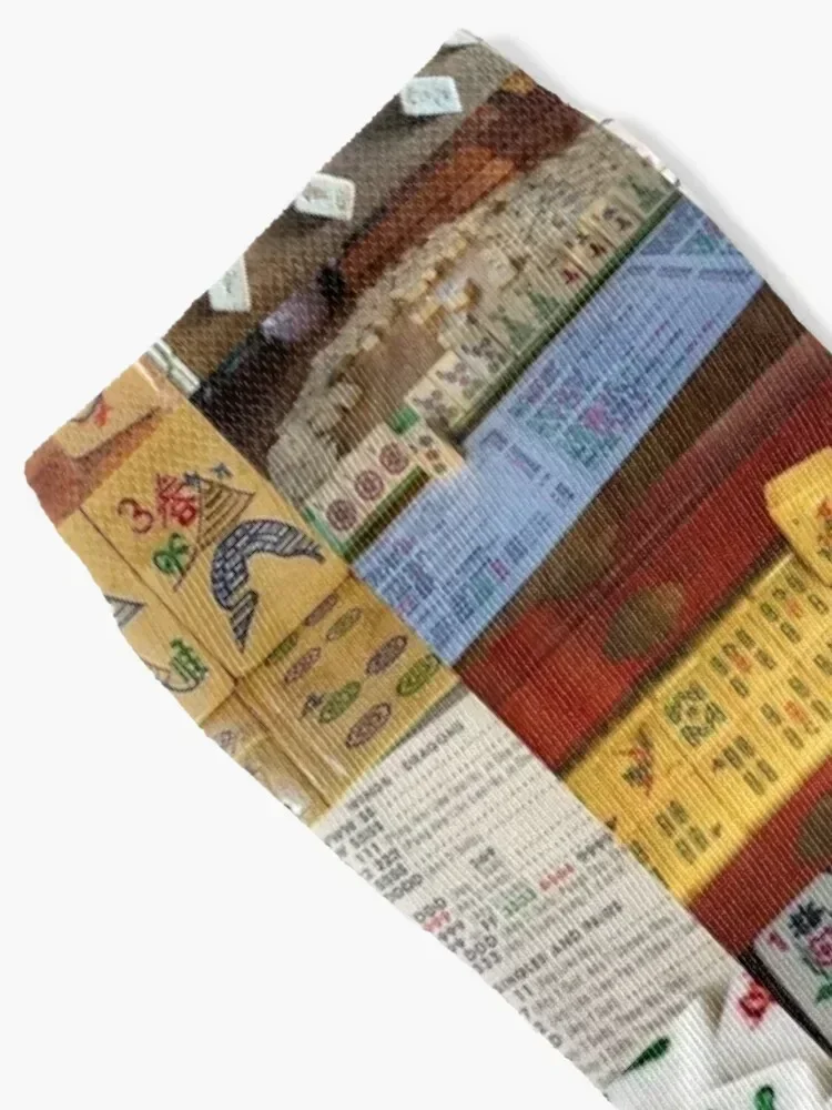 جوارب Mahjong الرياضية المخصصة للتدفئة جورب للأطفال تشغيل الصبي الطفل الجوارب النسائية