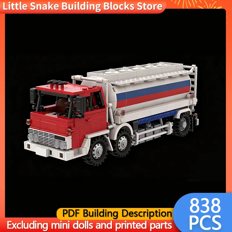 City Car Model MOC Building Bricks KB Ranger Tanker Medium Truck Modular Technology Children Holiday Gifts Assemble Toys Suit