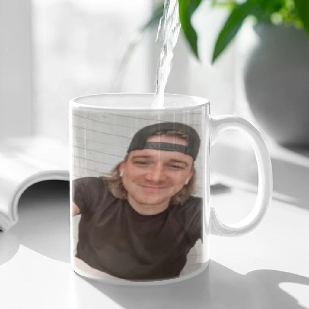 

Singer Morgan Wallen Ceramic Mug Cute Coffee Tea Milk Stave Mugs And Cups with Handle Novelty Gifts