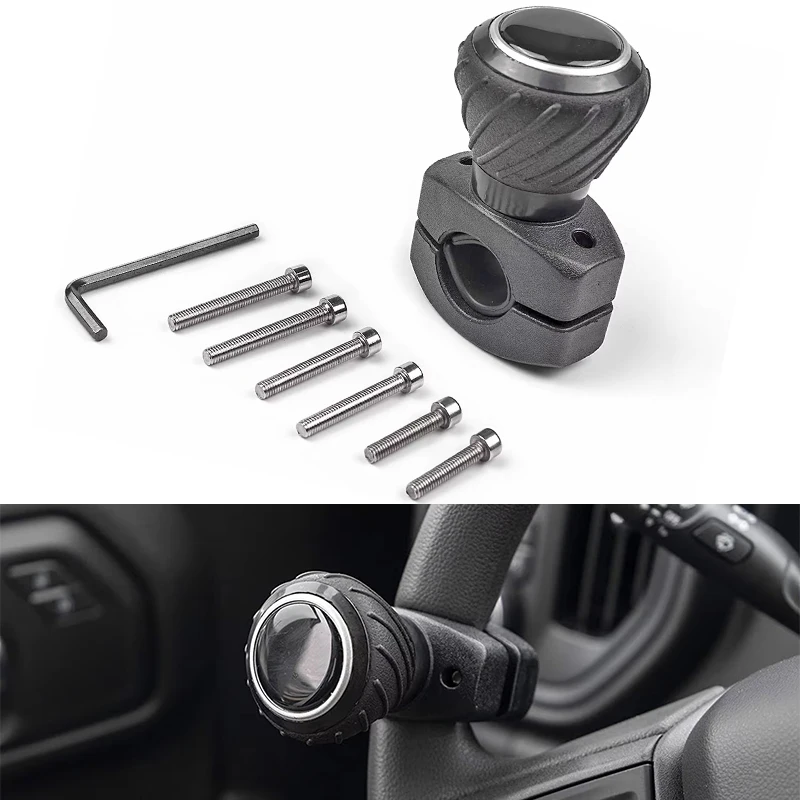 

Car Steering Wheel Booster Spinner Knob Labor Saving Truck Tractor Forklift 360 Degree Grip Ball Turning Hand Control Auto Parts