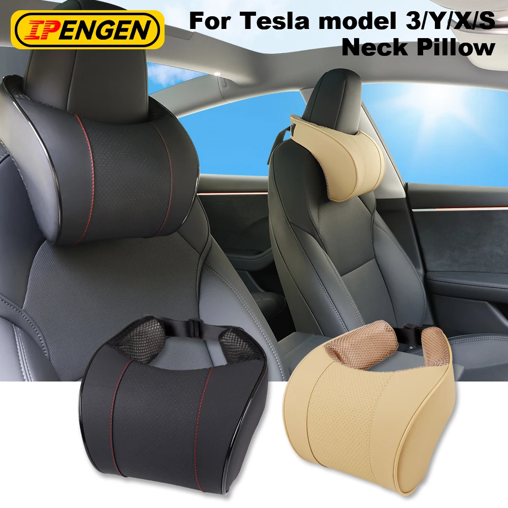 

Подушка для шеи IPENGEN для Tesla Model 3 Y X S, подушка для подголовника, автомобильное сиденье, подлокотник для шеи, аксессуары для автомобильных сидений