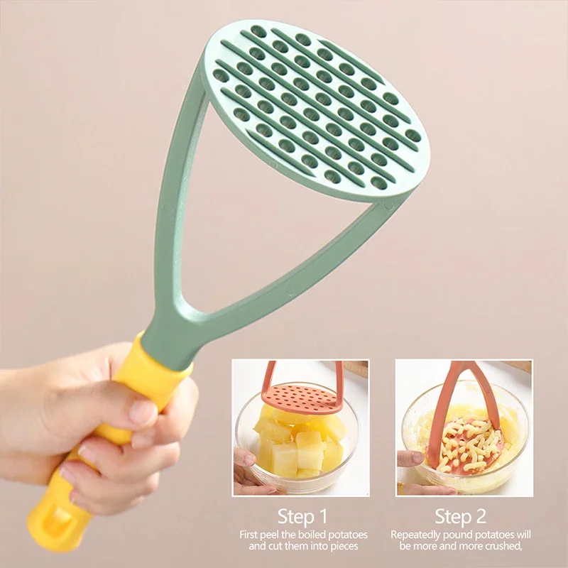 1pc Pressed Potato Masher Ricer Puree Juice Maker Potato Pusher Smooth Mashed Potatoes Crusher Fruit Tools Kitchen