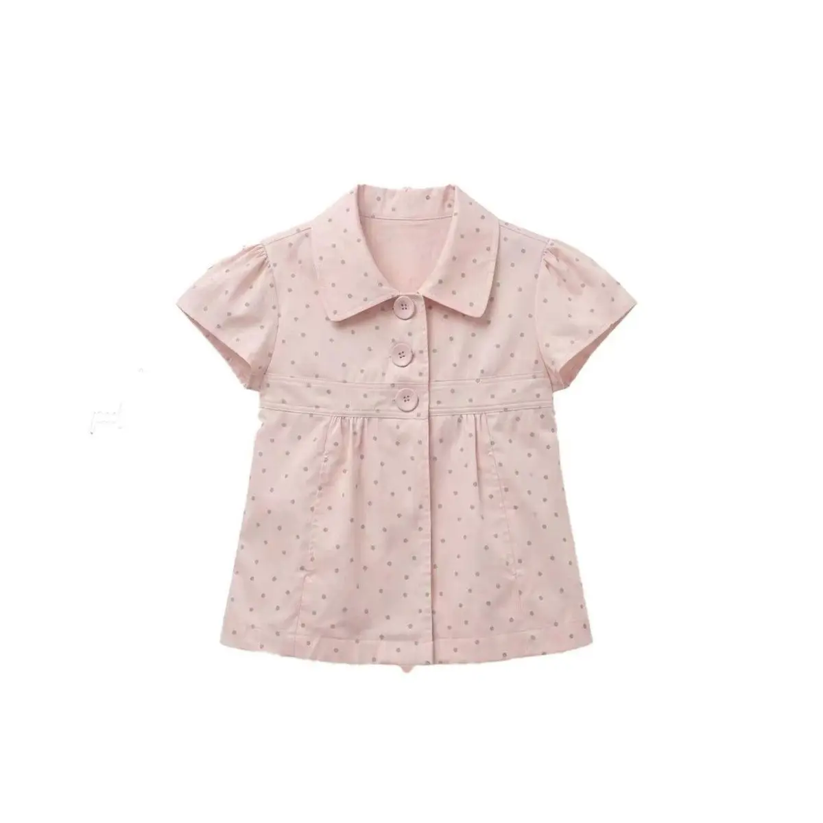 2000s Harajuku Vintage Slim Polka Dot Blouse Y2k Japanese Style Kawaii Short Sleeve Tees Korean Fashion Sweet Women Shirts Chic